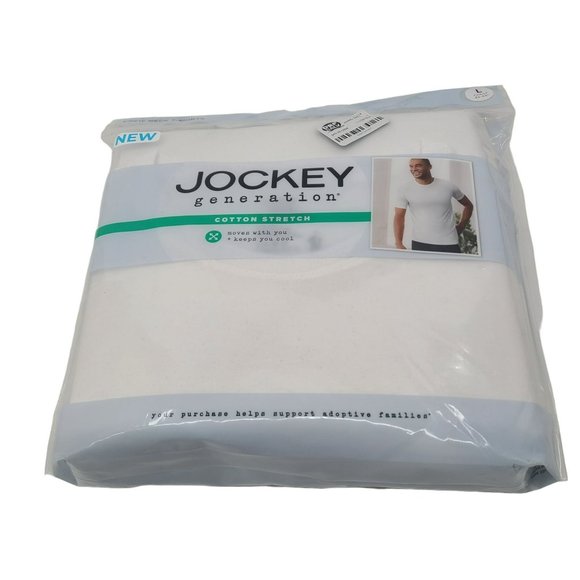 Jockey Shirts Jockey Nwt Mens Undershirts White Size Large Poshmark